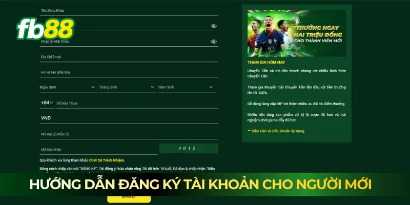 Hướng dẫn đăng ký tài khoản cho người mới Hướng dẫn đăng ký tài khoản cho người mới